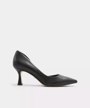 Женские кожаные туфли с острым носком Aldo, черный