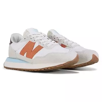 Женские кроссовки 237 Retro New Balance, белый