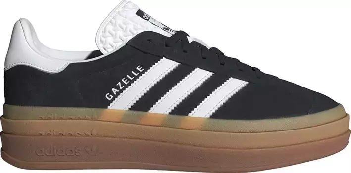 Женские кроссовки Adidas Originals Gazelle Bold, цвет Black/White/Gum