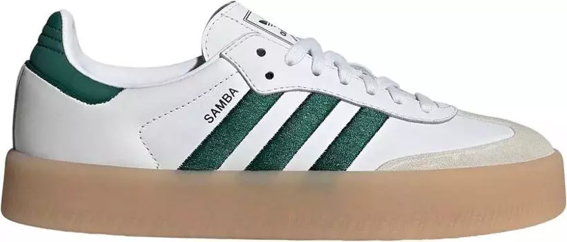 Женские кроссовки Adidas Sambae, белый/зеленый