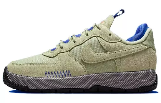 Женские кроссовки Air Force 1 Wild «Olive Aura Aquarius Blue» Nike