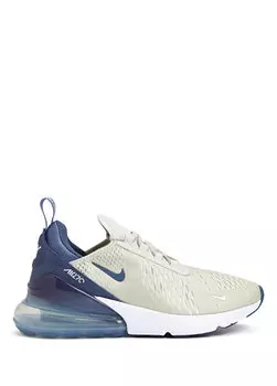 Женские кроссовки air max 270 бело-синие Nike