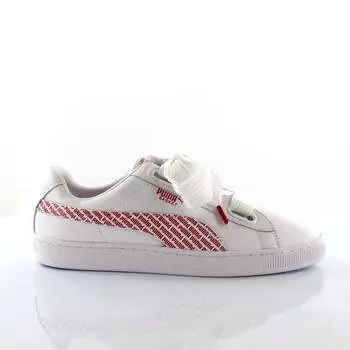 Женские кроссовки Basket Heart Puma, белый