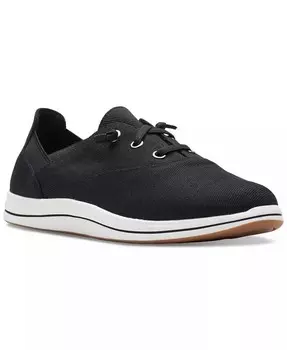 Женские кроссовки Cloudsteppers Breeze Ave II на шнуровке Clarks, черный
