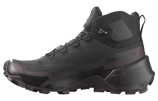 Женские кроссовки Cross Hike 2 Mid GORE-TEX 'Black Chocolate Plum' Salomon