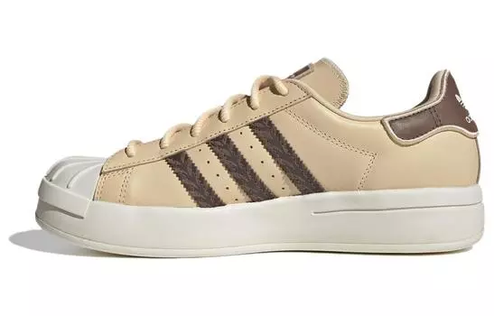 Женские кроссовки для скейтбординга adidas originals Superstar Series, Sandy/Brown/White