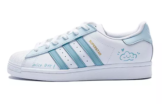 Женские кроссовки для скейтбординга adidas originals Superstar Series, Light Blue