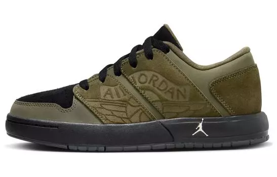 Женские кроссовки для скейтбординга Jordan Nu Retro 1, Medium Olive/Light Bone/Anthracite/Black