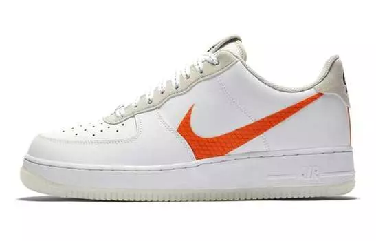 Кроссовки Nike Air Force 1 White Total Orange GS