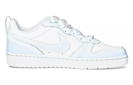 Кроссовки Nike Court Borough Series Skateboard Shoes Women's Low-Top White Blue