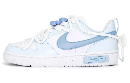 Кроссовки Nike Court Borough Low, белый/голубой