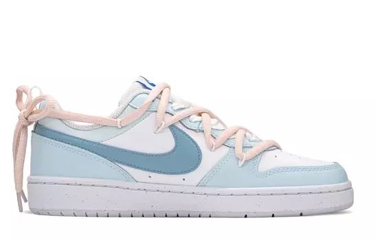 Кроссовки Nike Court Borough Low 2 GS 'White Photo Blue'