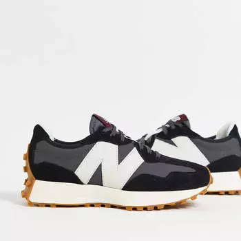 Женские кроссовки New Balance 327, черный/коричневый