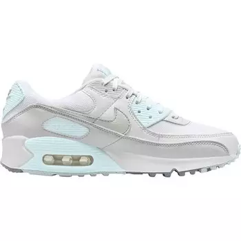 Женские кроссовки Nike Air Max 90, цвет Wei/Helles Silber/Gletscherblau