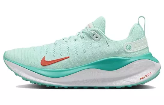 Женские кроссовки ReactX Infinity Run 4 «Jade Ice Picante Red» Nike, голубой/белый