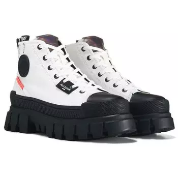 Женские кроссовки Revolt Hi TX на платформе Palladium, белый