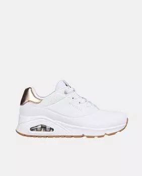 Женские кроссовки Sport Uno Golden Air с воздушной камерой Skechers, белый