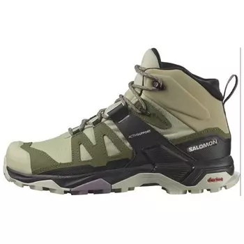 Женские кроссовки X Ultra 4 Mid GORE-TEX 'Alfalfa Deep Lichen Green' Salomon