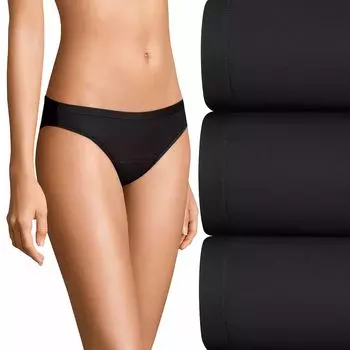 Женские легкие брюки-бикини Hanes Ultimate Comfort, Period. 3-Pk 42FDL3 Hanes
