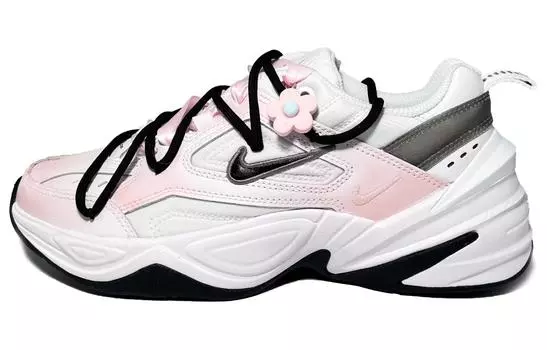 Кастомизированные кроссовки Nike M2K Chunky Sneakers Women, розовый/белый