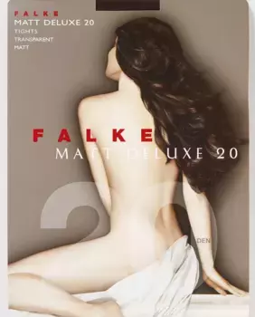 Женские матовые прозрачные колготки Falke плотностью 20 ден, цвет Natural