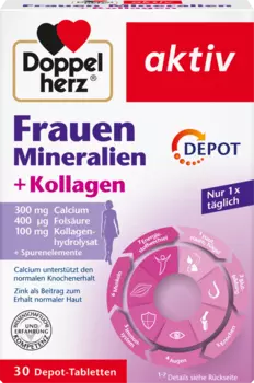 Женские минералы + коллаген таблетки 30 шт 51 0г Doppelherz