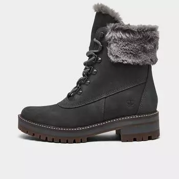 Женские непромокаемые полусапоги Timberland Courmayeur Valley 6 дюймов из овечьей шерсти, серый