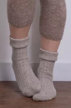 Женские носки из смесового кашемира Totes, бежевый