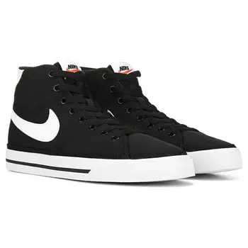 Женские парусиновые кроссовки Court Legacy средней длины Nike, черный