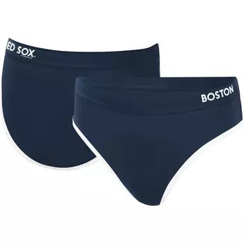 Женские плавки бикини G-III 4Her от Carl Banks Navy Boston Red Sox Southpaw G-III