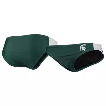Женские плавки бикини с надписью FOCO Green Michigan State Spartans