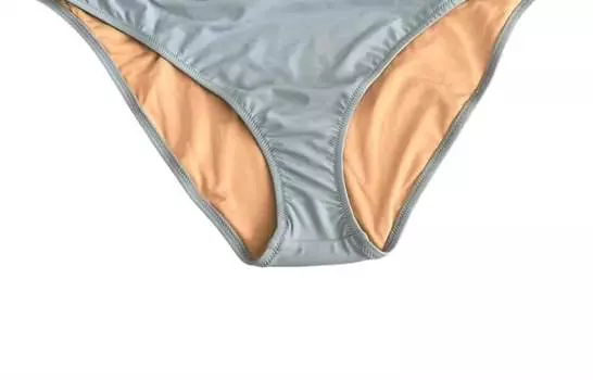 Женские плавки бикини с перекрестными чашечками синего цвета J.Crew