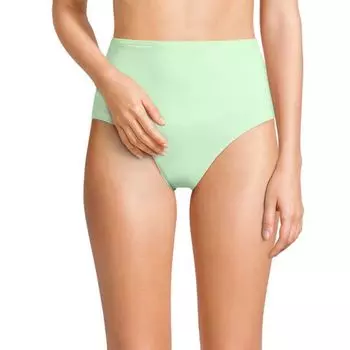 Женские плавки-плавки с утягивающим эффектом Lands' End, цвет icy mint green