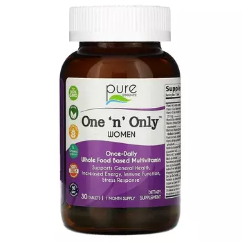 Женские Поливитамины и Минералы Pure Essence One 'n' Only, 30 таблеток