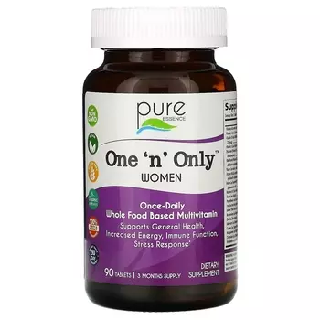Женские Поливитамины и Минералы Pure Essence One 'n' Only, 90 таблеток