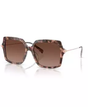 Женские поляризованные солнцезащитные очки Quogue, MK2247U Michael Kors, коричневый
