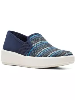 Женские повседневные и модные кроссовки Layton Petal Clarks, цвет Navy Interest