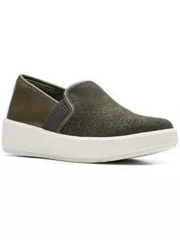 Женские повседневные и модные кроссовки Layton Petal Clarks, цвет Dark Olive