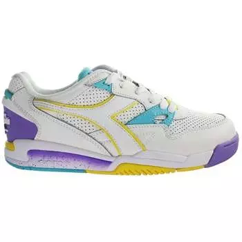 Женские разноцветные кроссовки Rebound ace Diadora, белый