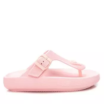 Женские резиновые шлепанцы сандалии от XTI_, цвет light/pastel pink