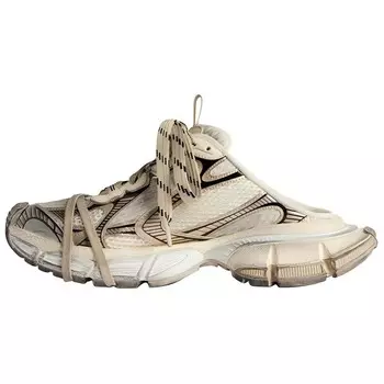 Женские сабо Balenciaga 3XL Closed Toe, бежевый