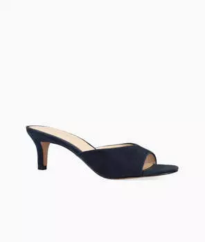 Женские сандалии Balin Slide из замши Midnight PELLE MODA, цвет midnight suede