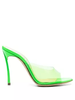 Женские сандалии Casadei, зеленый