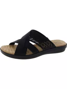 Женские сандалии Coho Laser Cut Man Made Strappy Easy Street, черный