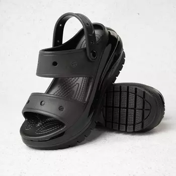 Женские сандалии Crocs Mega Crush, черный
