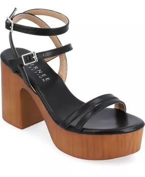 Женские сандалии Emerynn на платформе Journee Collection, черный