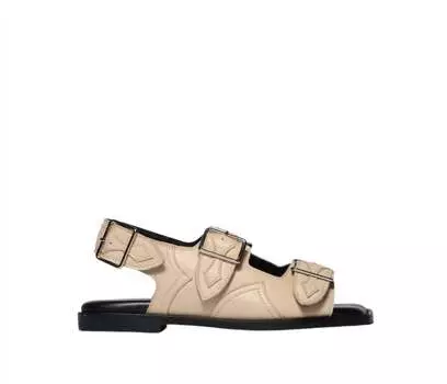 Женские сандалии Faye Western Buckle Sand Calf FREDA SALVADOR
