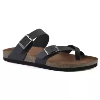Женские сандалии Gracie с мягкой стелькой White Mountain, цвет black leather