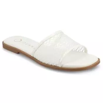 Женские сандалии Journee Breckley Flat, белый