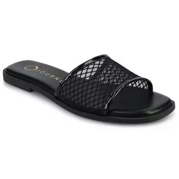 Женские сандалии Journee Breckley Flat, черный